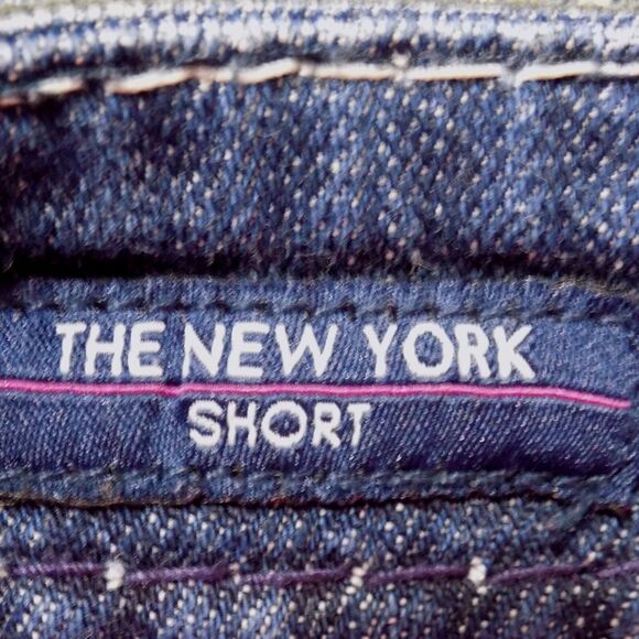 Vigoss Denim Shorts 5/6 Distressed Embroidery Dark Wash Capsule (BUNDLE PRICE $6 - Picture 5 of 10